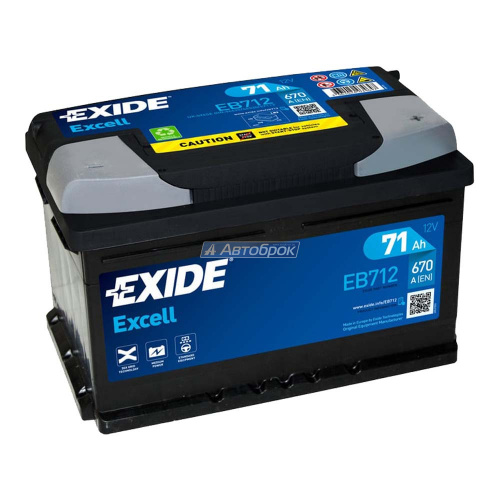 EXIDE EXCELL LB 71Аh 670A